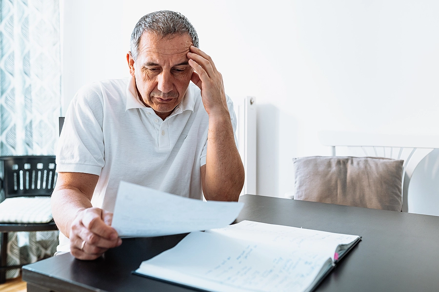 Confused veteran looking at information about his VA disability benefits trying to figure out if they count as income