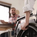 Female veteran in a wheelchair with service-connected disabilities looking for employment opportunities