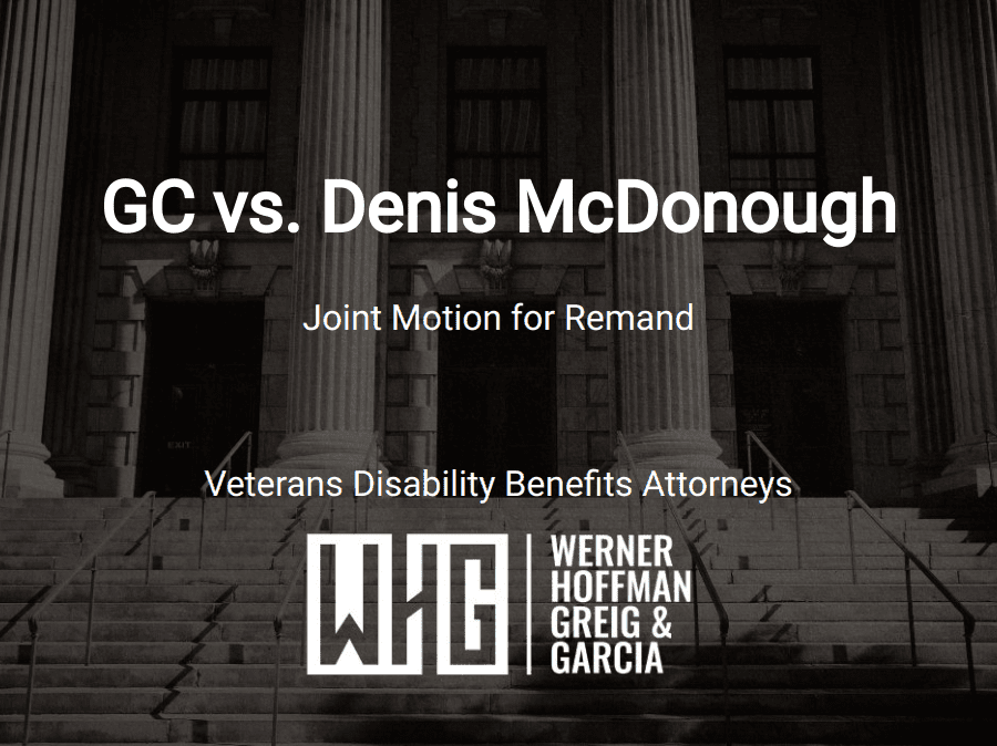 GC vs. Denis McDonough