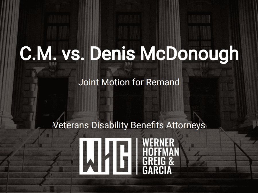 C.M. vs. Denis McDonough