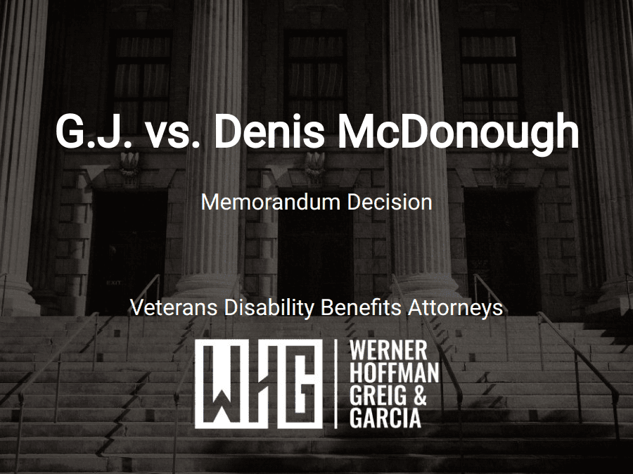 G.J. vs. Denis McDonough