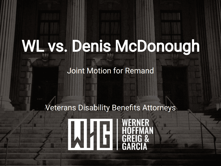 WL vs. Denis McDonough