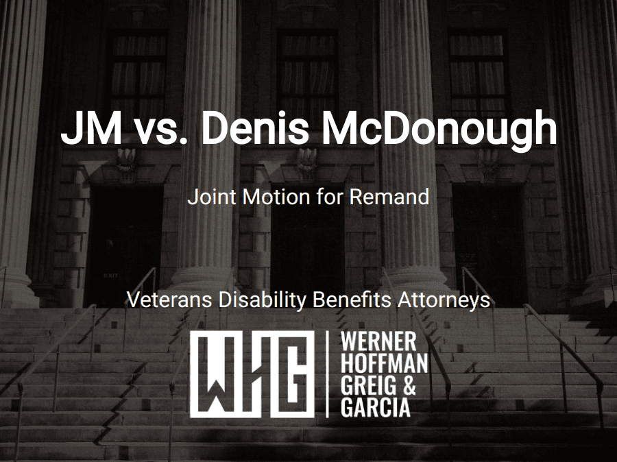 JM vs. Denis McDonough