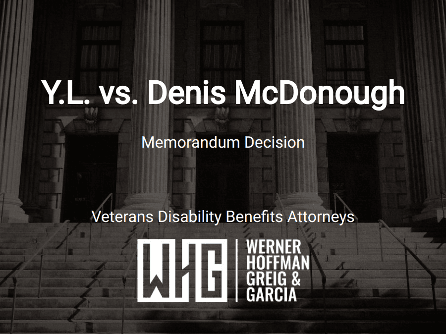 Y.L. vs. Denis McDonough