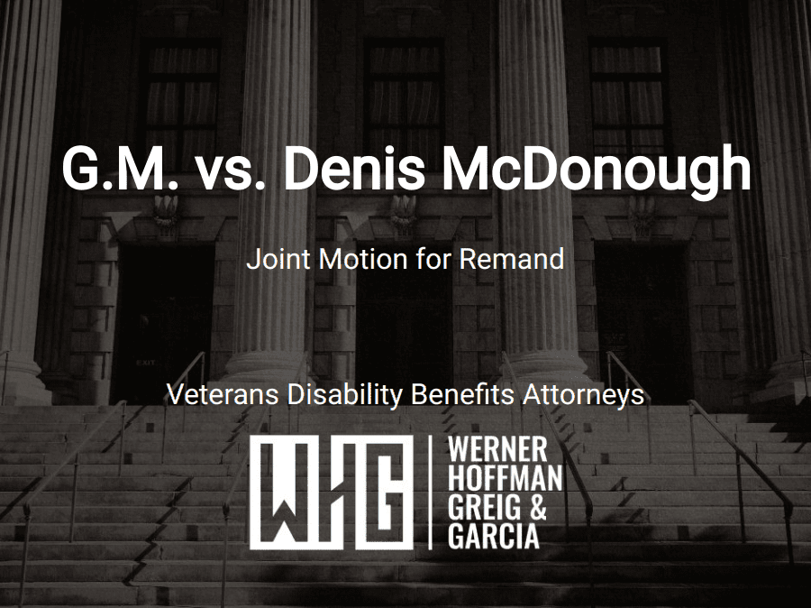 G.M. vs. Denis McDonough