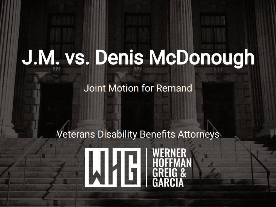 J.M. vs. Denis McDonough