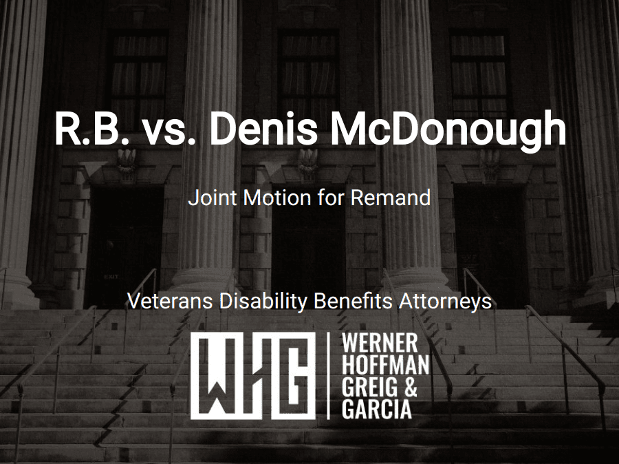 R.B. vs. Denis McDonough