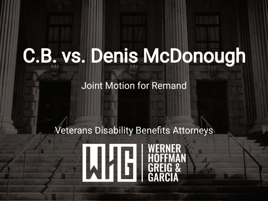 C.B. vs. Denis McDonough