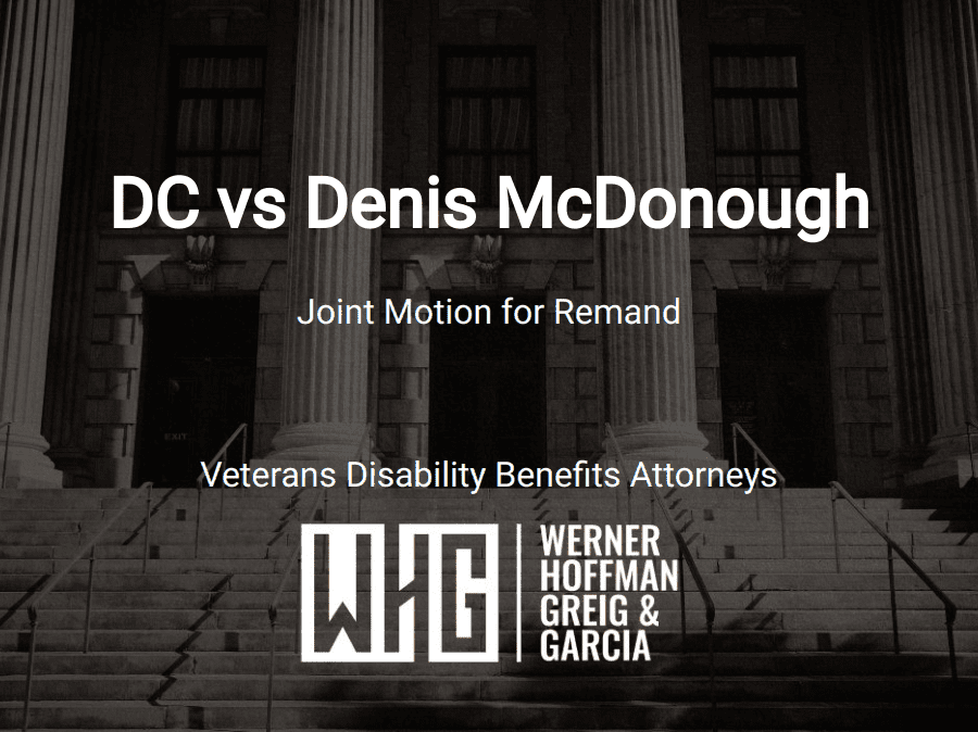 DC vs Denis McDonough