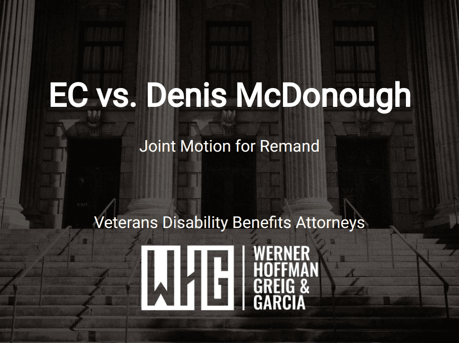 EC vs. Denis McDonough