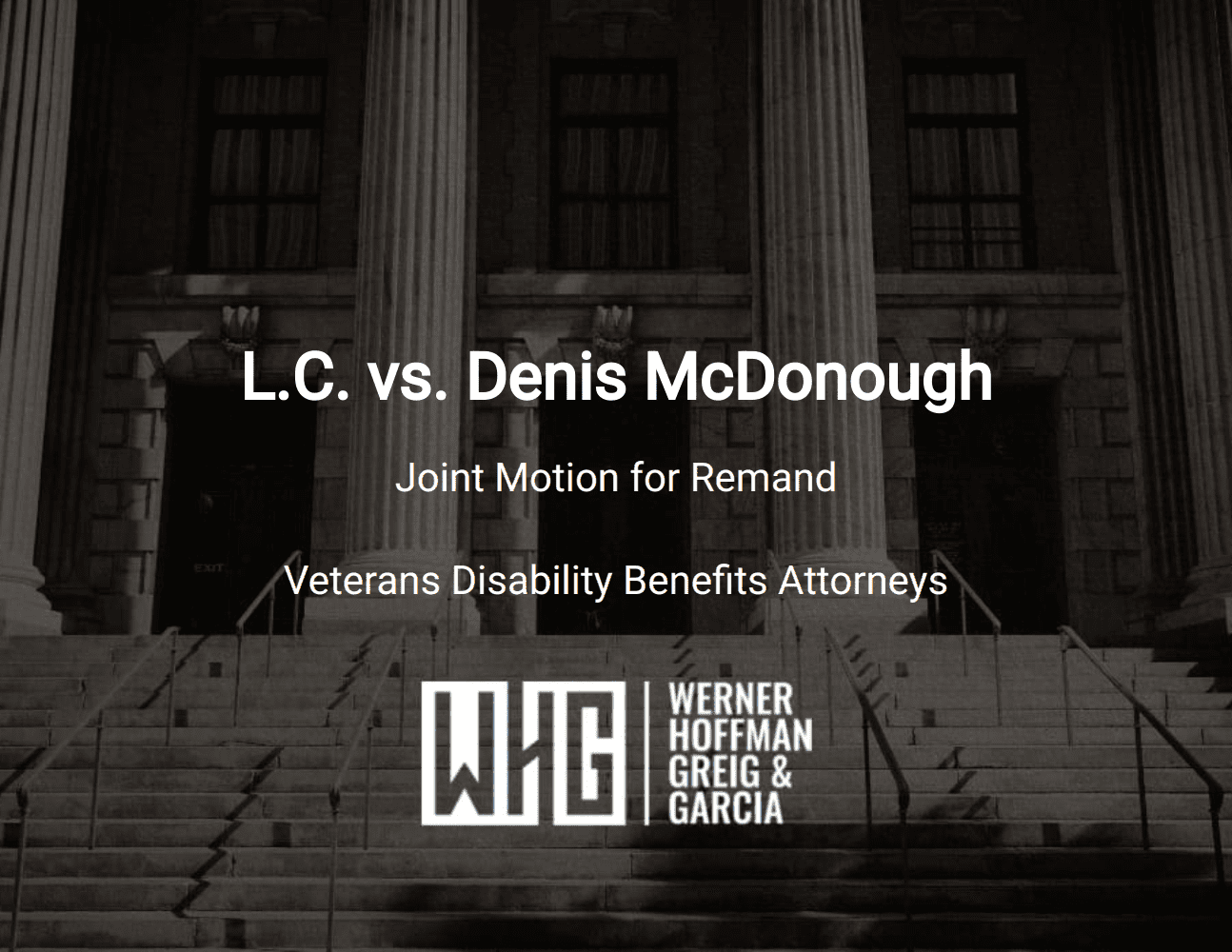 L.C. vs. Denis McDonough