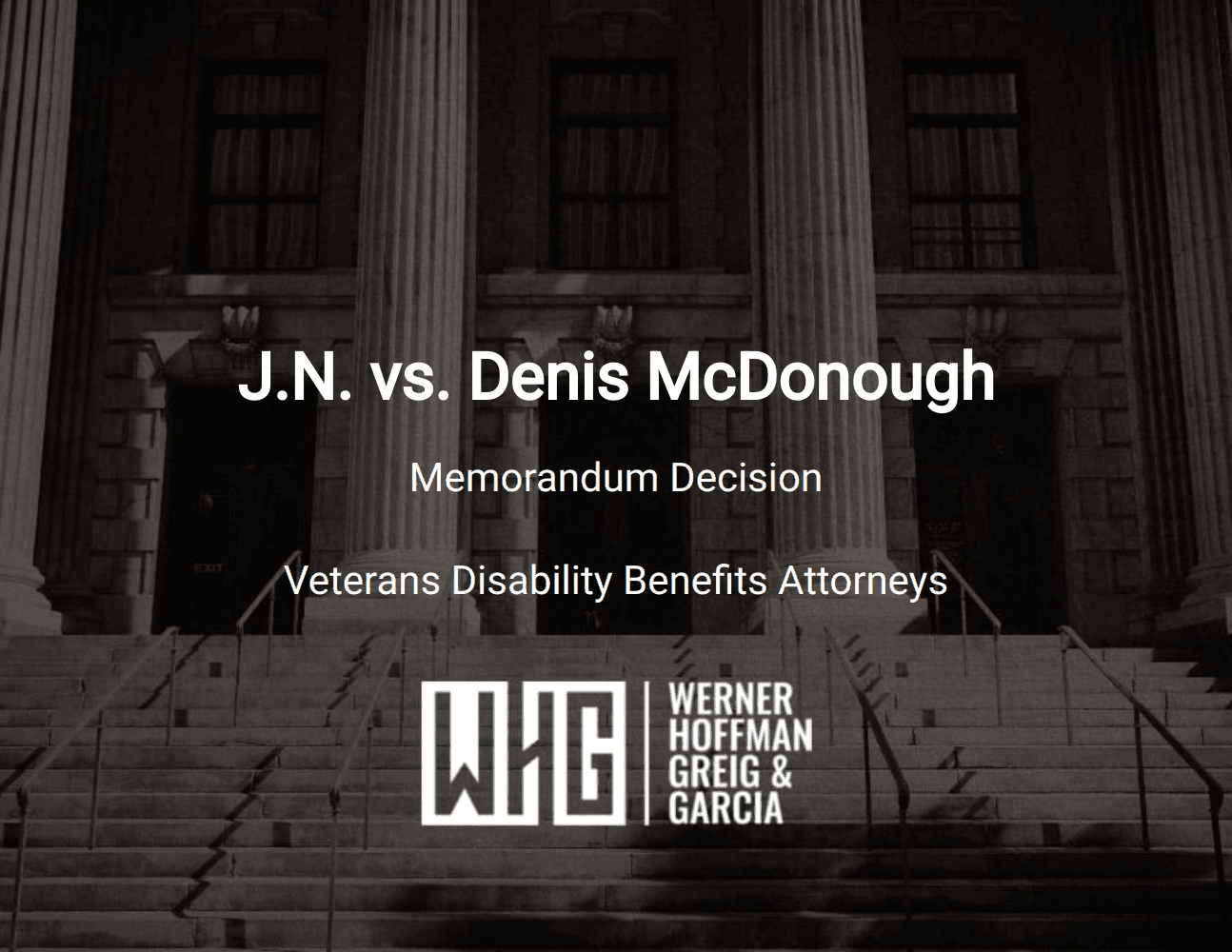 J.N. vs. Denis McDonough