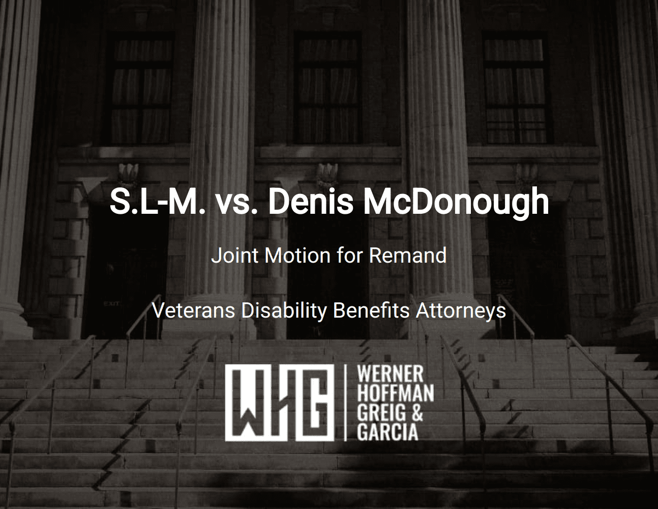 S.L-M. vs. Denis McDonough