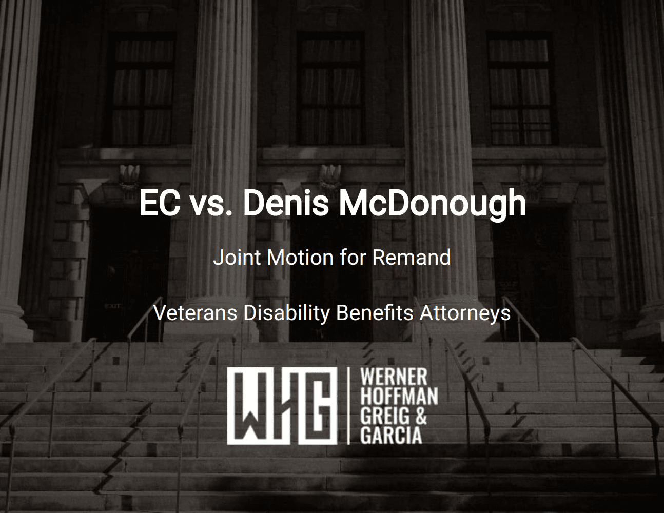 EC vs. Denis McDonough