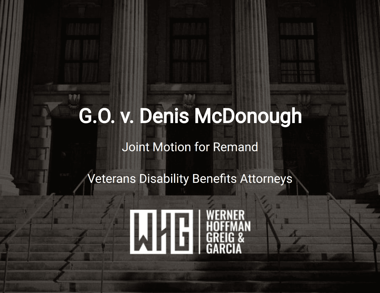 G.O. v. Denis McDonough