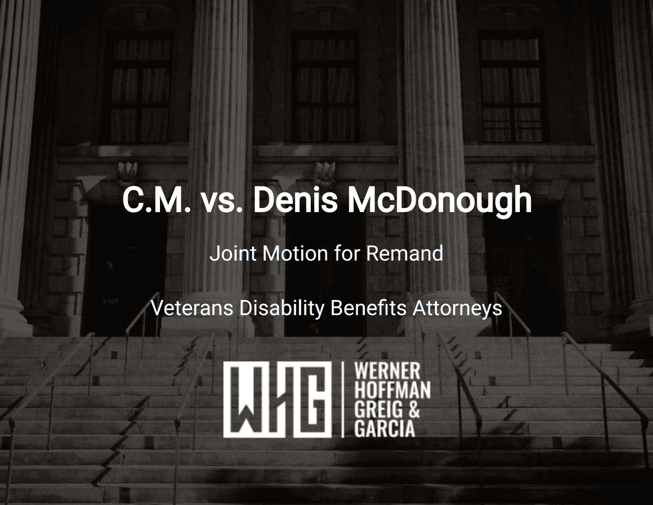 C.M. vs. Denis McDonough