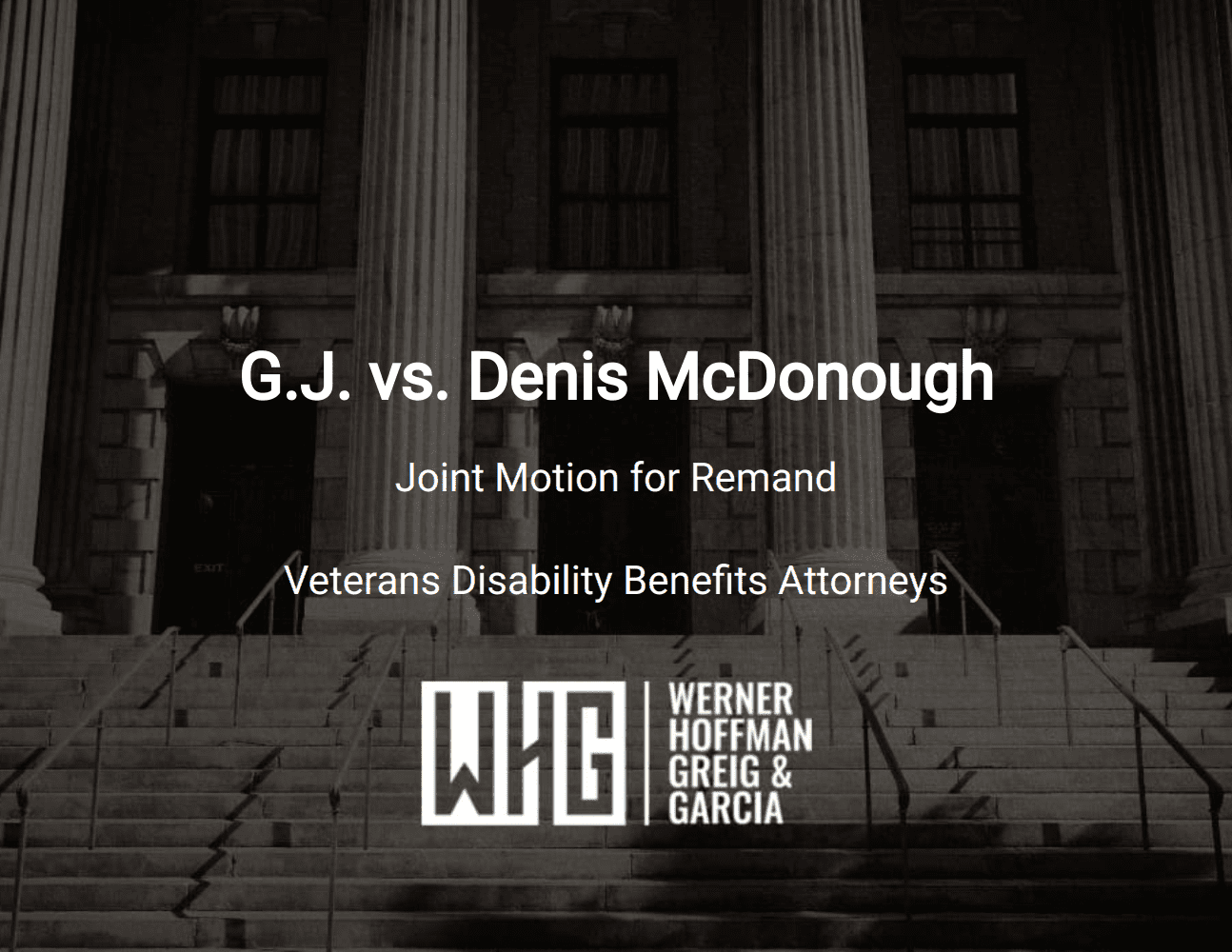 G.J. vs. Denis McDonough