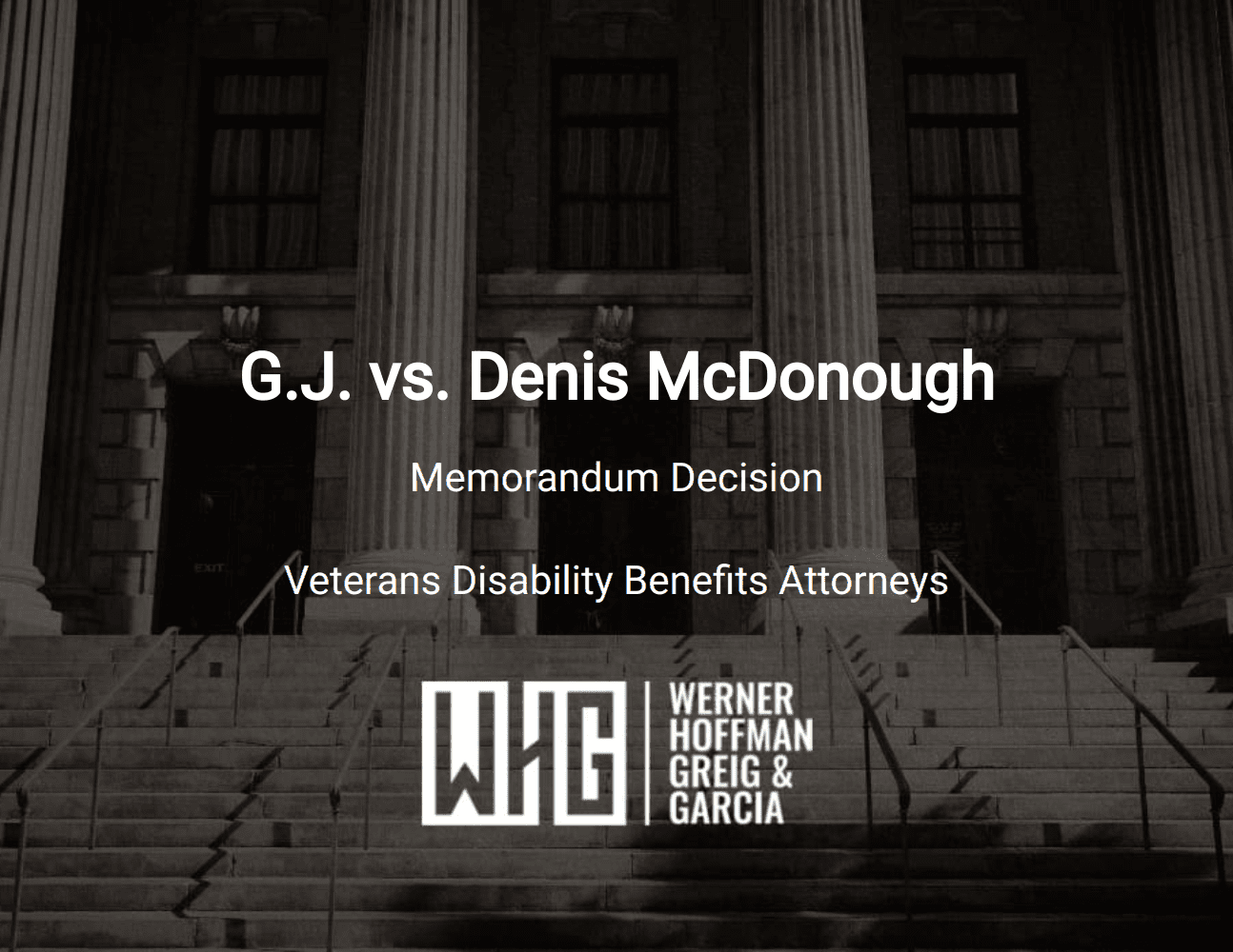 G.J. vs. Denis McDonough